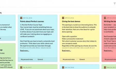 Using Notes (Sử dụng chức năng Ghi chú)
