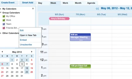 Tính năng vượt trội của Zoho Calendar